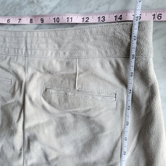 Blank NYC Leather Mini Skirt Taupe 30 L - Picture 5 of 9